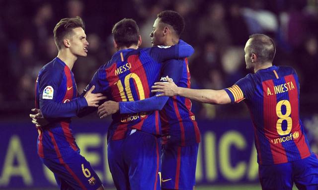 三亿体育体育直播-巴萨客场逆转，成功拿下关键三分